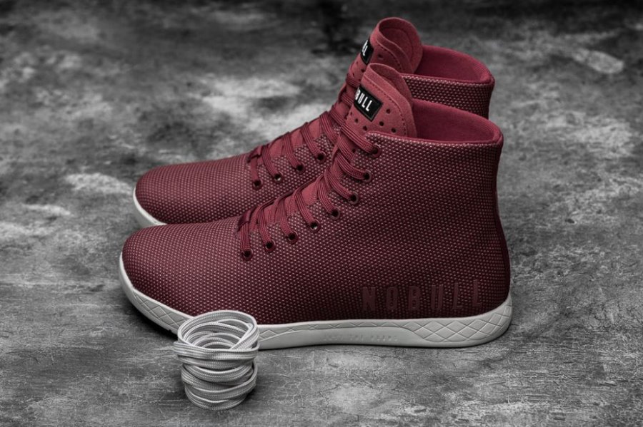 Chaussures de Sport Nobull High-top Arctic Trainer Femme Rouge Foncé | 5QW36TRE8