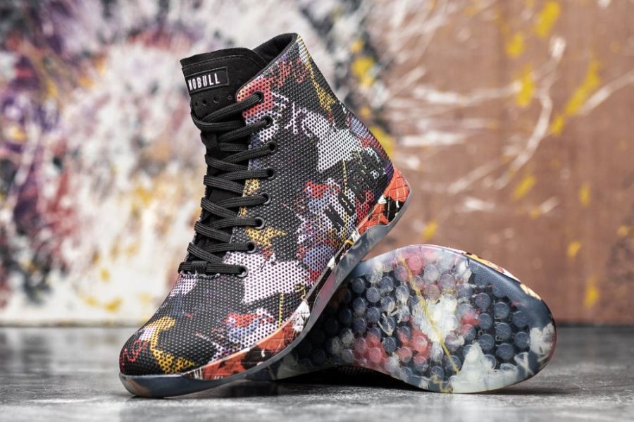 Chaussures de Sport Nobull High-top Graffiti Trainer Homme Multicolore | 8TT1AWJPF