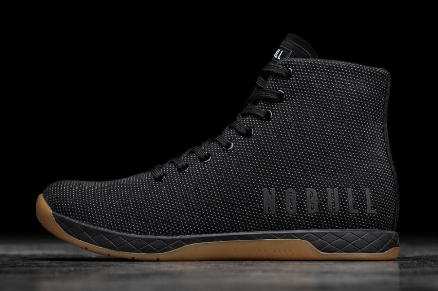 Chaussures de Sport Nobull High-top Gum Trainer Homme Noir | ZLUOBN0GN