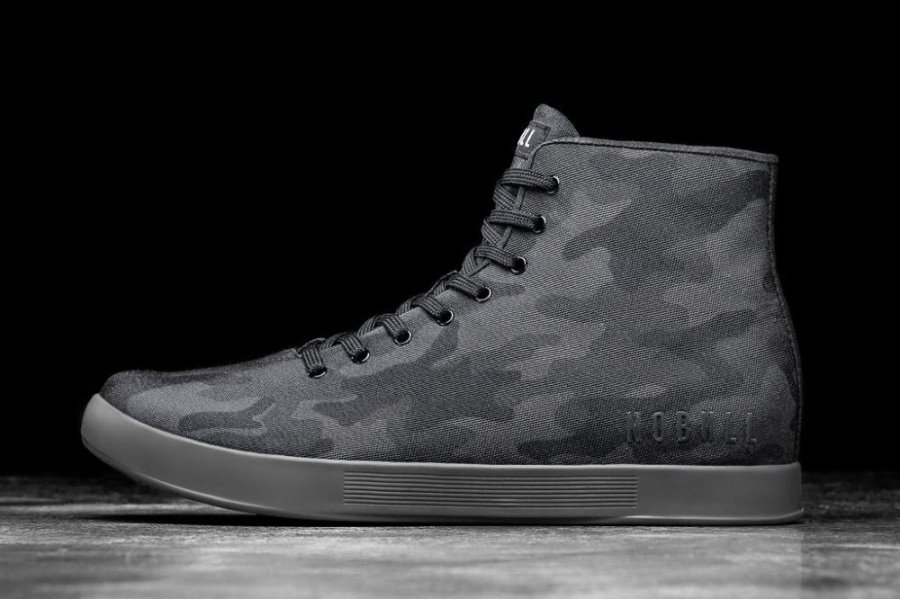 Chaussures de Sport Nobull High-top Night Tela Trainer Homme Camouflage | 4WUTV8HCH