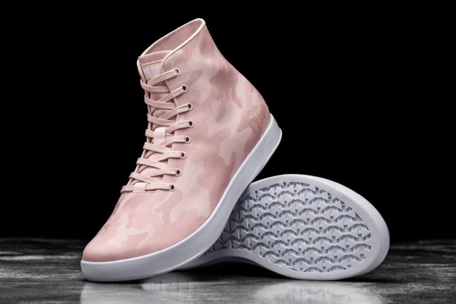 Chaussures de Sport Nobull High-top Tela Trainer Homme Rose Camouflage | 1PP9KHGHH