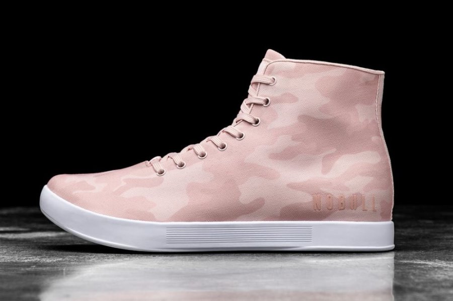 Chaussures de Sport Nobull High-top Tela Trainer Homme Rose Camouflage | 1PP9KHGHH