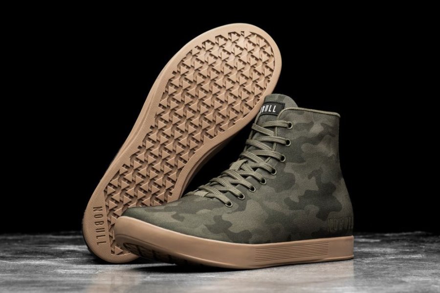 Chaussures de Sport Nobull High-top Tela Trainer Homme Camouflage Foncé | H445WO15D