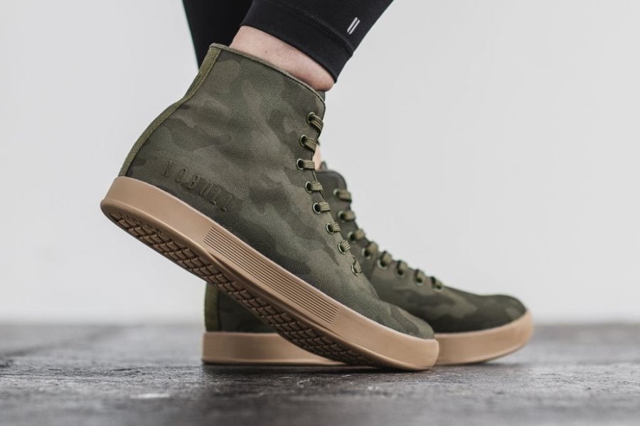 Chaussures de Sport Nobull High-top Tela Trainer Femme Camouflage Foncé | HZQ87S4AR