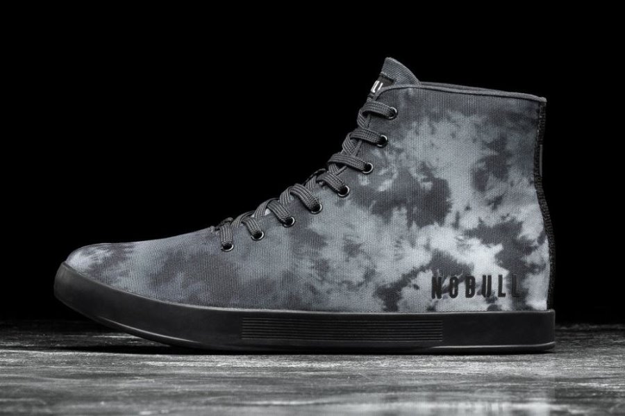 Chaussures de Sport Nobull High-top Tie-dye Tela Trainer Femme Noir | 0OUYE49YI