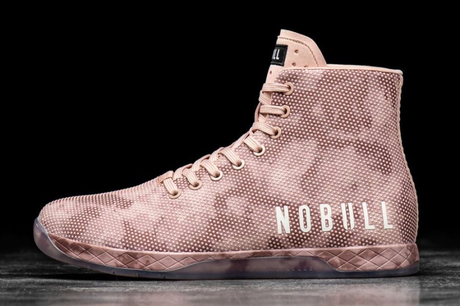 Chaussures de Sport Nobull High-top Tie-dye Trainer Femme Rose | FCBAHGFI7