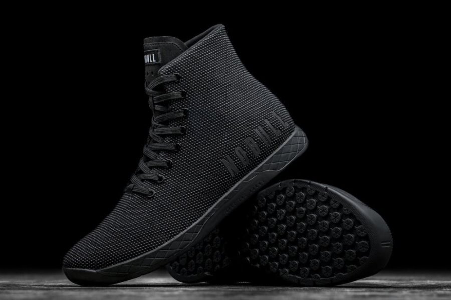 Chaussures de Sport Nobull High-top Trainer Homme Noir | 12KR2AU6H