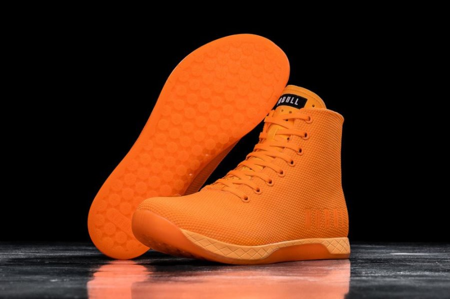 Chaussures de Sport Nobull High-top Trainer Homme Orange | 3NXRHVU1Z