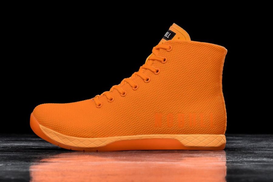 Chaussures de Sport Nobull High-top Trainer Homme Orange | 3NXRHVU1Z