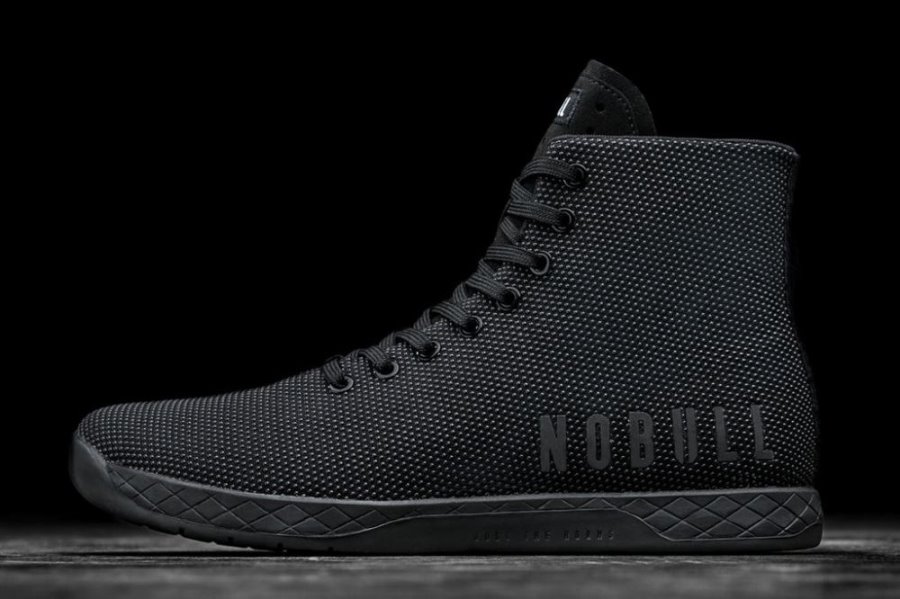 Chaussures de Sport Nobull High-top Trainer Femme Noir | CR6Q0YBJE