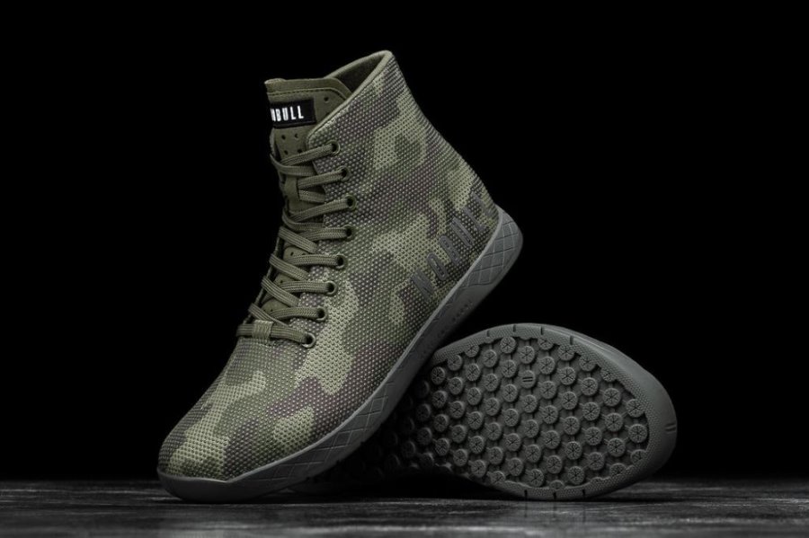 Chaussures de Sport Nobull High-top Trainer Femme Camouflage | OCITNMZ8A