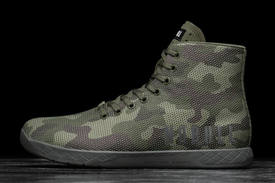 Chaussures de Sport Nobull High-top Trainer Femme Camouflage | OCITNMZ8A