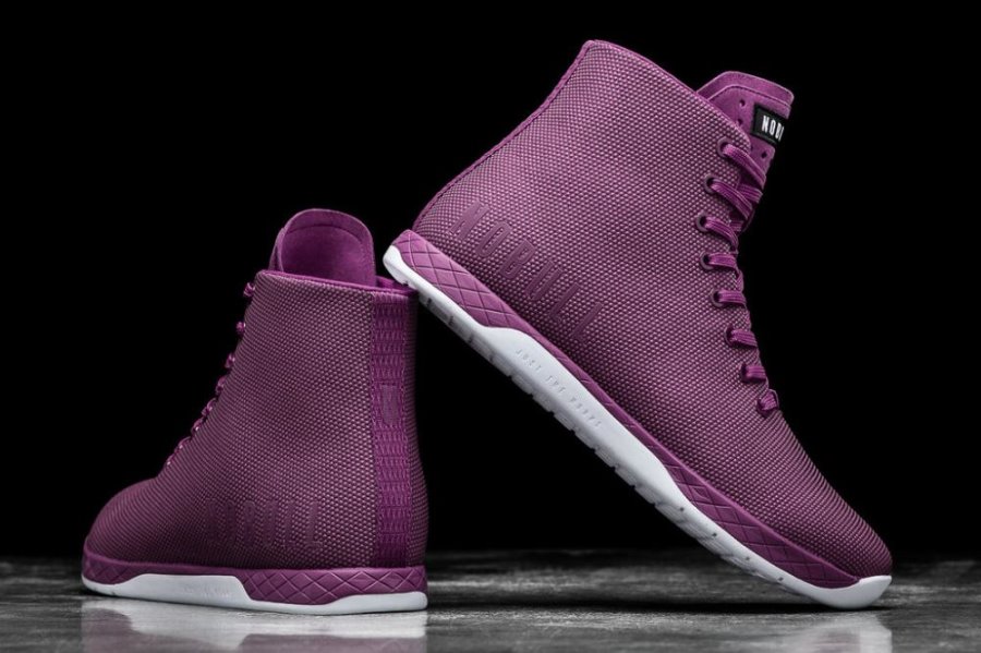 Chaussures de Sport Nobull High-top Trainer Homme Violette Foncé | WVP7XOCXP