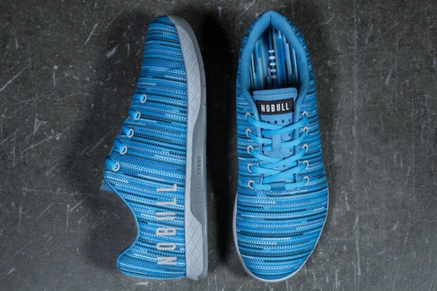 Chaussures de Sport Nobull Linear Trainer Homme Bleu | SAFVCOPK3