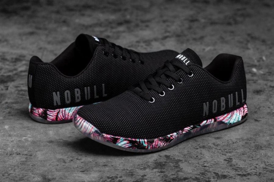 Chaussures de Sport Nobull Midnight Palm Trainer Homme Noir | F0XJU8NE2