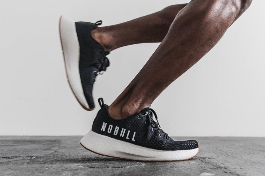 Chaussures de Sport Nobull Runner+ Homme Noir Blanche | 1F9TXOX93