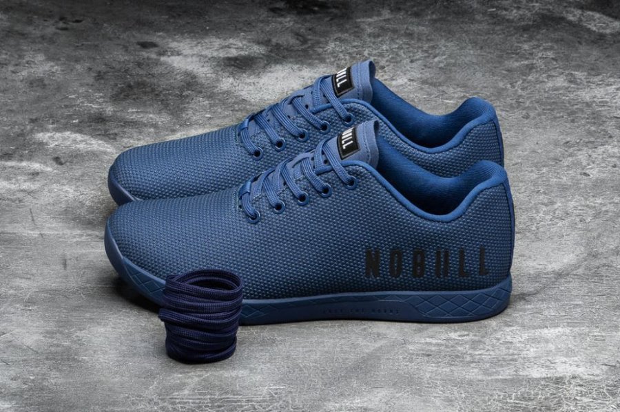 Chaussures de Sport Nobull SuperFabric® Trainer Homme Indigo | NTZDGATUM