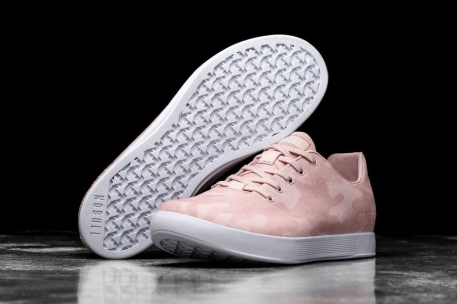 Chaussures de Sport Nobull Tela Trainer Homme Rose Camouflage | 60FVE84MF