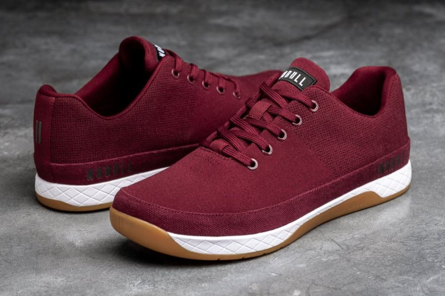 Chaussures de Sport Nobull Tela Trainer Homme Bordeaux | OLW2M4F3U