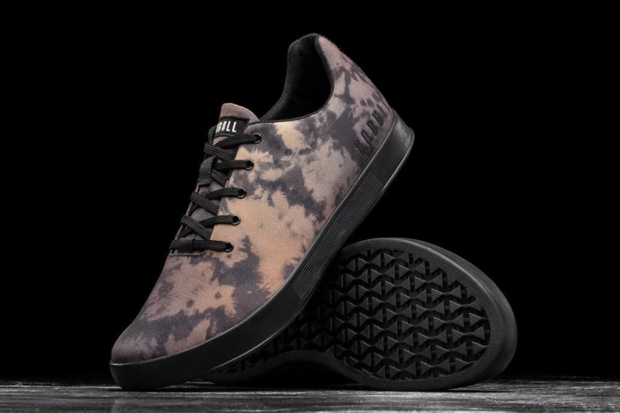 Chaussures de Sport Nobull Tie-dye Tela Trainer Homme Cafe | H6OJIX8XA