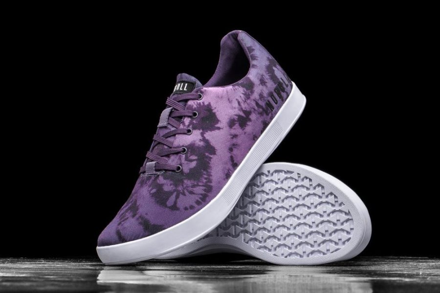 Chaussures de Sport Nobull Tie-dye Tela Trainer Homme Violette Foncé | XZBAP7S64