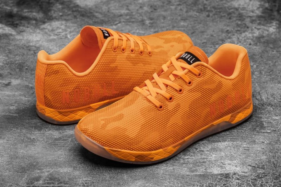 Chaussures de Sport Nobull Trainer Femme Orange Camouflage | NH1NSH6TG