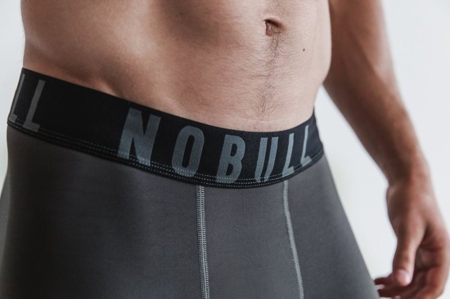 Collant Nobull 3/4 Compression Tight Homme Grise Foncé | MO2L4Z7DC