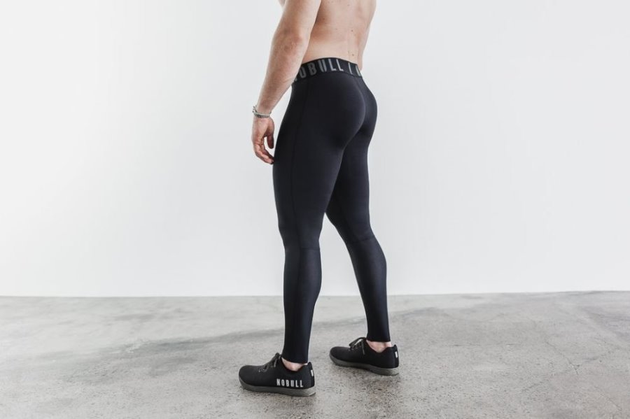 Collant Nobull Compression Tight Homme Noir | U6HV190YT