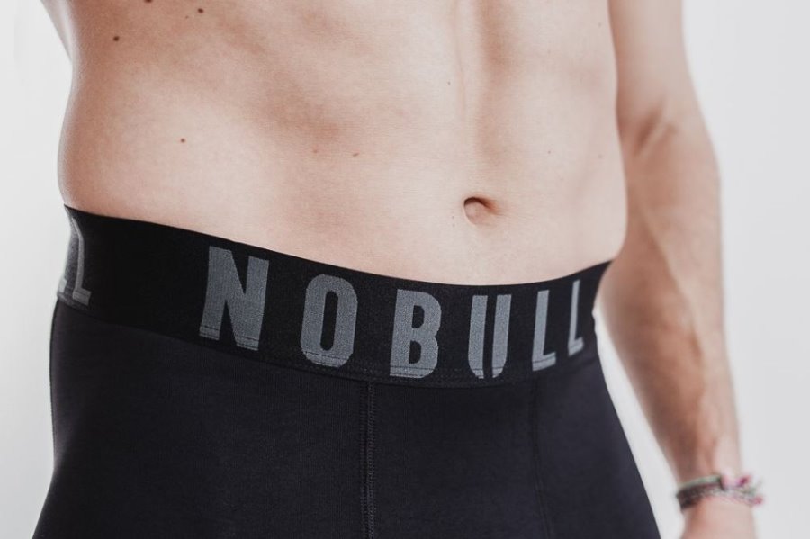 Collant Nobull Compression Tight Homme Noir | U6HV190YT