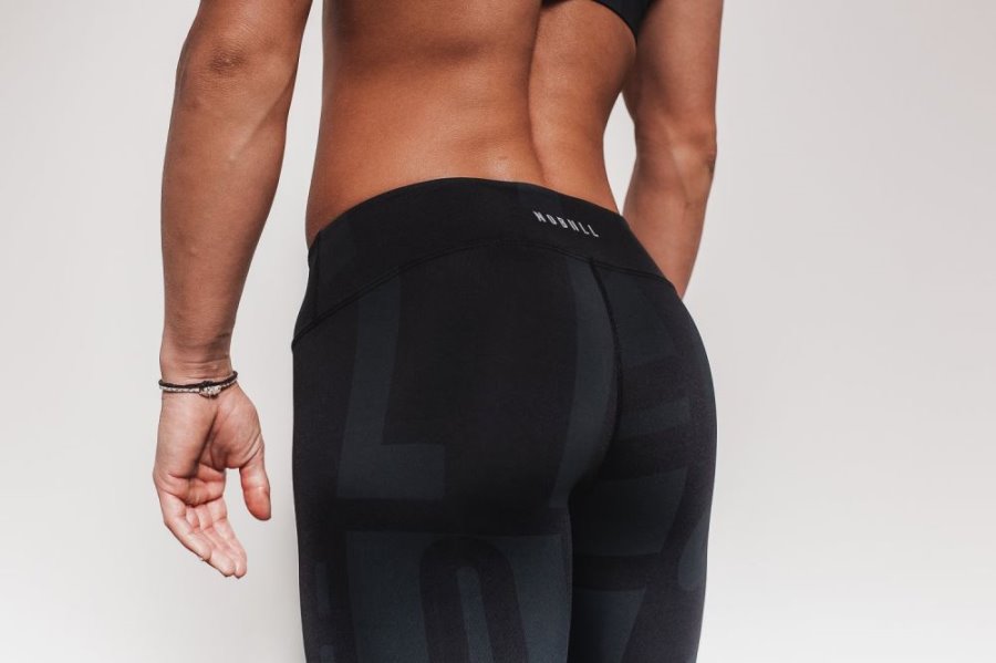 Collant Nobull Tight Femme Noir | Y39N1NXZ9