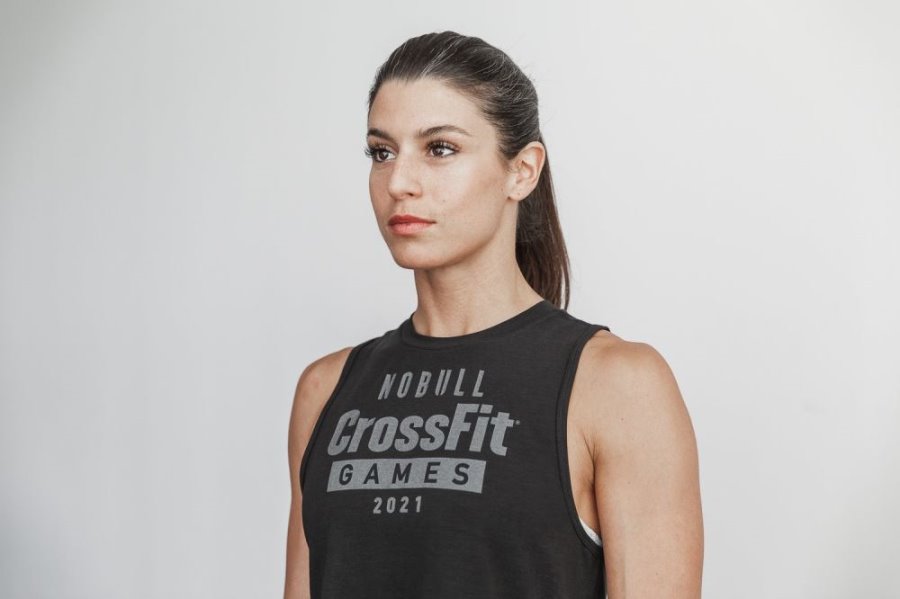 Debardeur Nobull Crossfit Games® 2021 Muscle Tank Femme Noir | 031T9D1BP