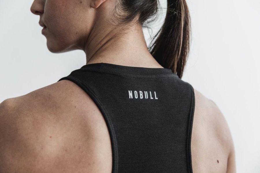 Debardeur Nobull Crossfit® High-neck Tank Femme Noir | Z8HIB4DUH