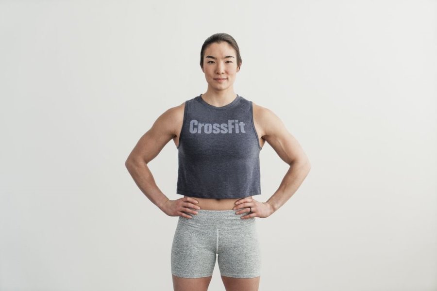 Debardeur Nobull Crossfit® Muscle Tank Femme Bleu Marine | G9GZ0NIPO