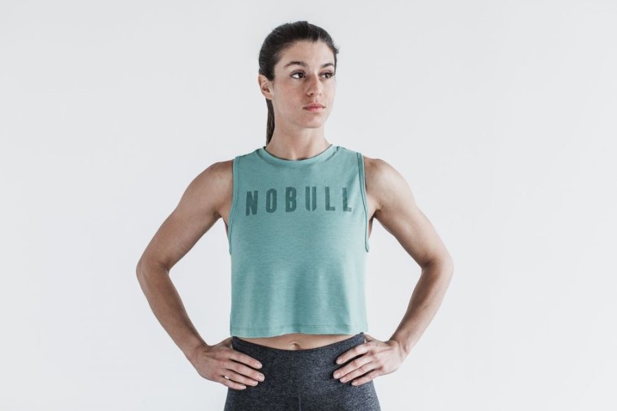 Debardeur Nobull Muscle Tank (Seasonal Colors) Femme Bleu | 87GI1EEF8