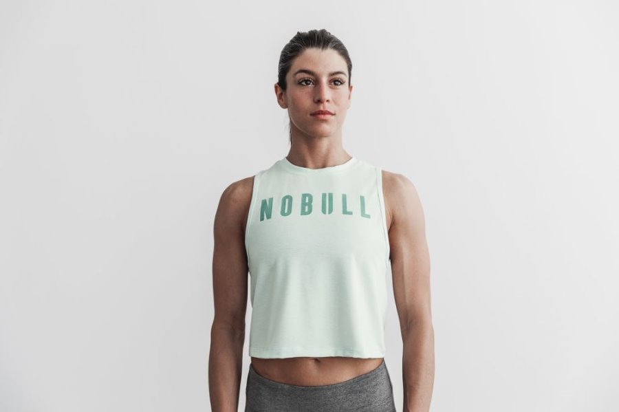 Debardeur Nobull Muscle Tank (Seasonal Colors) Femme Blanche | IAFMTXCOS