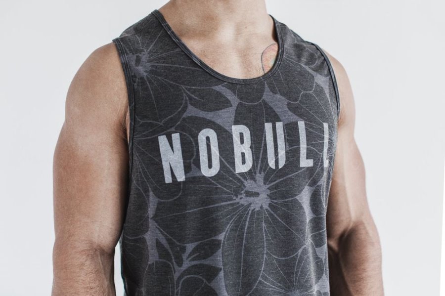 Debardeur Nobull Tank Homme Grise | Y3BXCZVPM