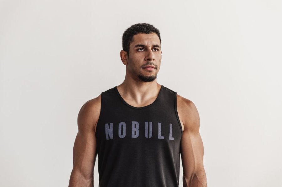 Debardeur Nobull Tank Homme Noir | OVBX071XJ