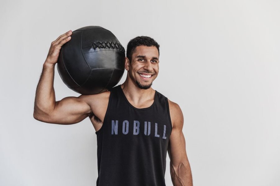 Debardeur Nobull Tank Homme Noir | OVBX071XJ