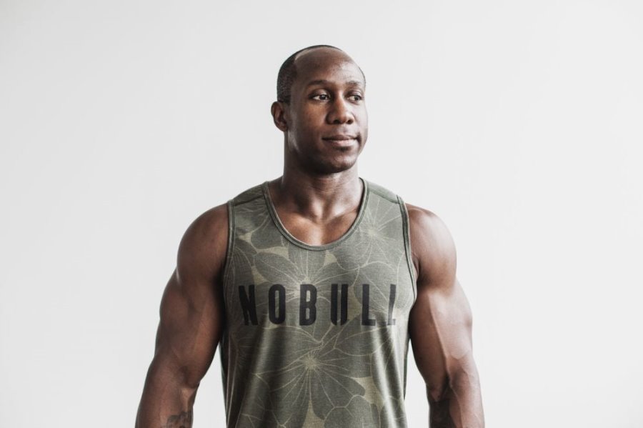 Debardeur Nobull Tank Homme Vert | F1CAZ75RD