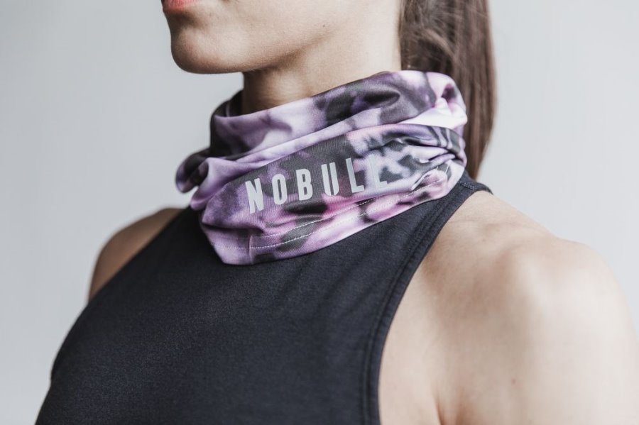 Echarpes Nobull Tie-dye Gaiter Femme Rose Noir | N9TZZZFHK