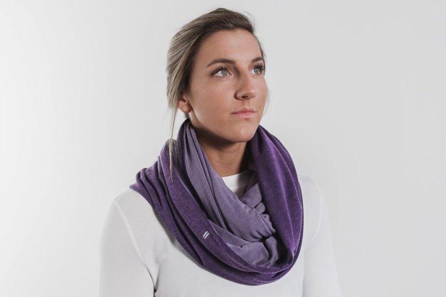 Echarpes Nobull Two-tone Infinity Scarf Femme Violette Lavande | JVGXYE21S