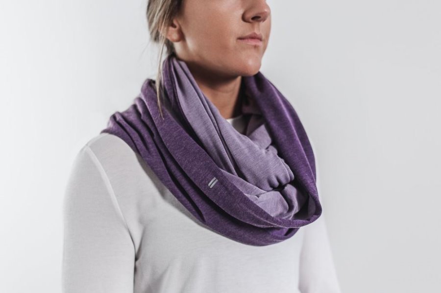 Echarpes Nobull Two-tone Infinity Scarf Femme Violette Lavande | JVGXYE21S