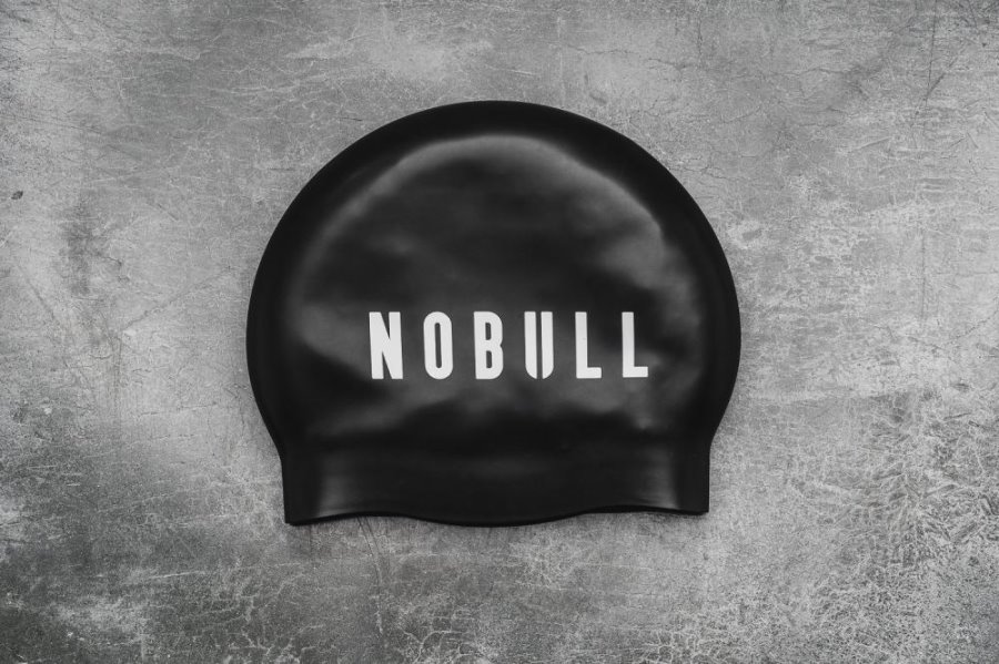 Maillots De Bain Nobull Long Hair Swim Cap Homme Noir | 28ZACMMGU