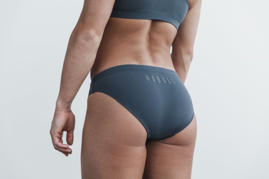 Maillots De Bain Nobull Swim Bottom Femme Grise Foncé | WQ67RBBYC