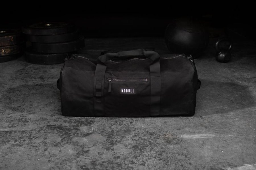 Sacs Nobull Xl Waxed Tela Traditional Duffle Femme Noir | M6846XATF