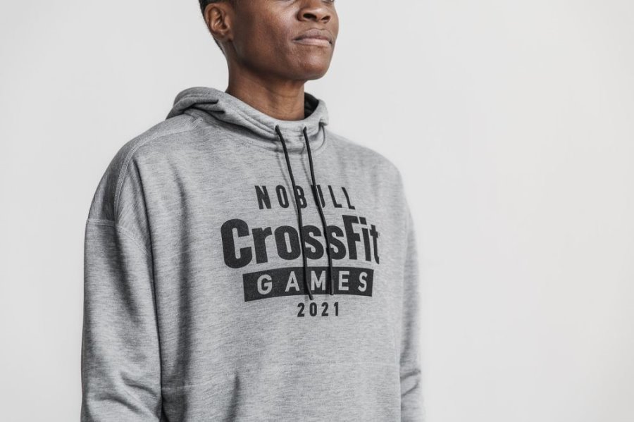 Sweat À Capuche Nobull Crossfit Games® 2021 Hoodie Femme Grise | QNBV546GC