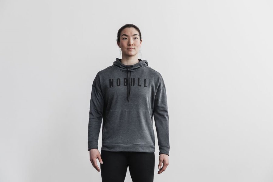 Sweat À Capuche Nobull Hoodie Femme Grise | DPLVOVFC3