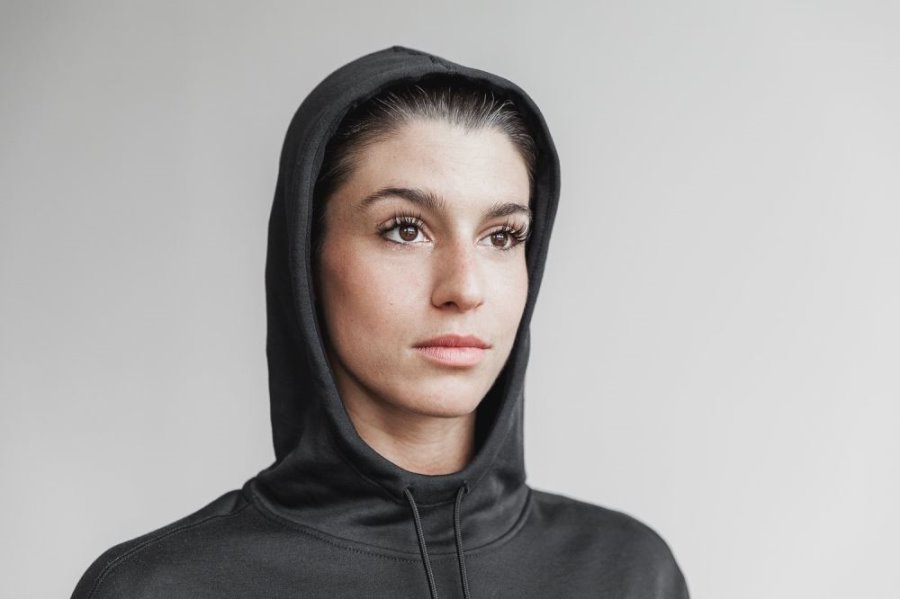 Sweat À Capuche Nobull Hoodie Femme Noir | CCBZSQQ21