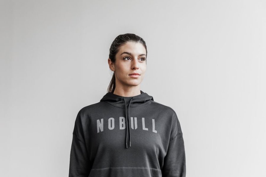 Sweat À Capuche Nobull Hoodie Femme Noir | CCBZSQQ21