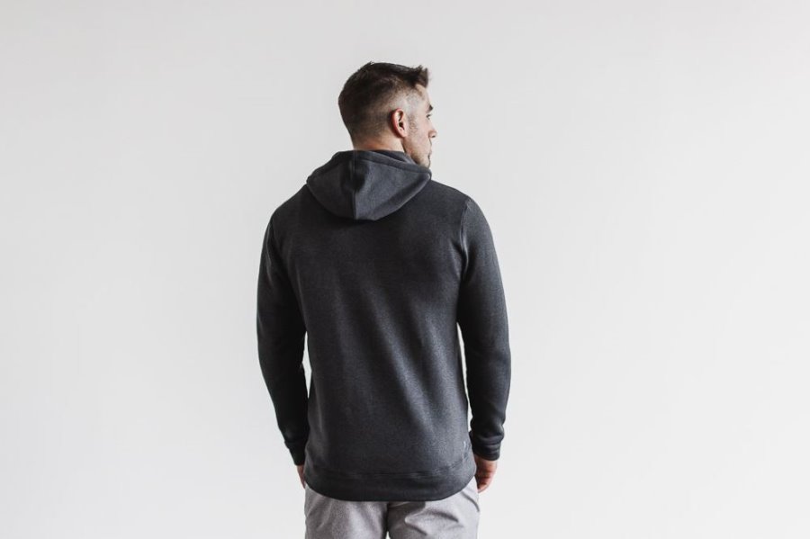 Sweat À Capuche Nobull Performance Zip-up Hoodie Homme Grise Foncé | 7KSP27VFS